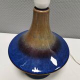 Very nice and rare ‘UFO’ Søholm table lamp in ceramic. Denmark 1970-80s