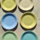 Assiettes plates vintage