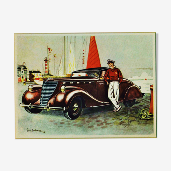 Cars publicité  1958