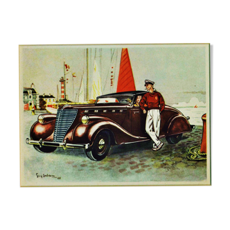 Cars publicité  1958