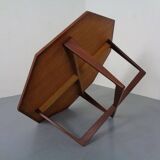 Danish Octagonal Teak Coffee Table, 1960s