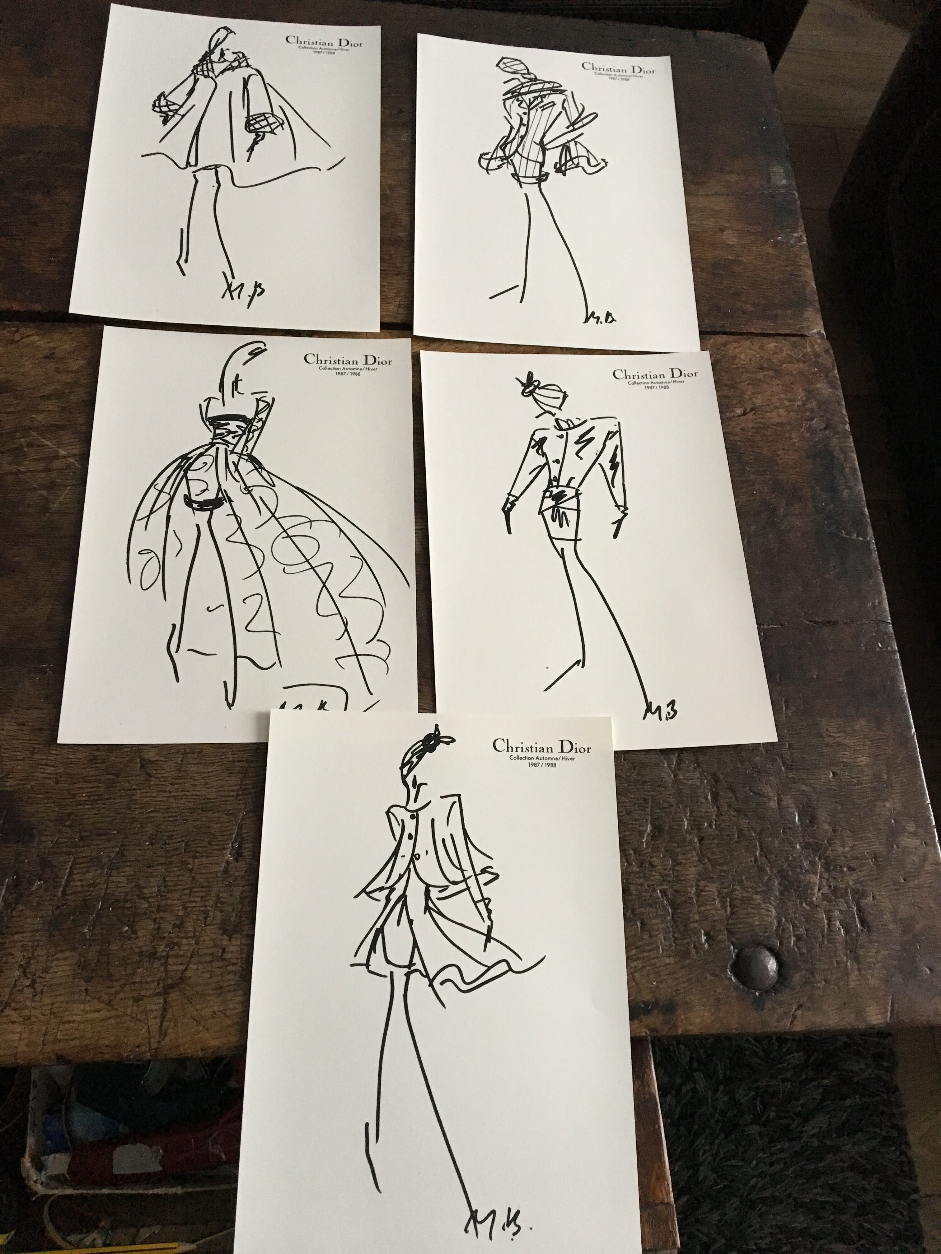 Christian Dior: pretty press fashion illustration - spring collection - summer 1984