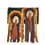 Desso Studio / pièce textile murale / tapisserie / macramé