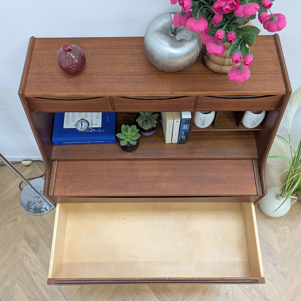 Danish secretary hairdresser Arne Vodder for Olholm in teak.