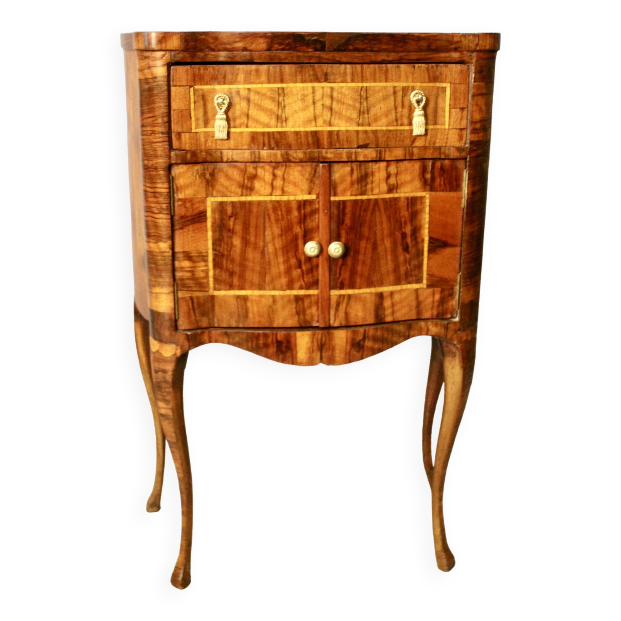 Bedside Or Sauteuse In Rosewood Marquetry