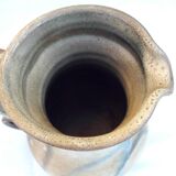 Glazed stoneware pitcher