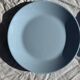 Set of 6 vintage blue dessert plates D18 (1)