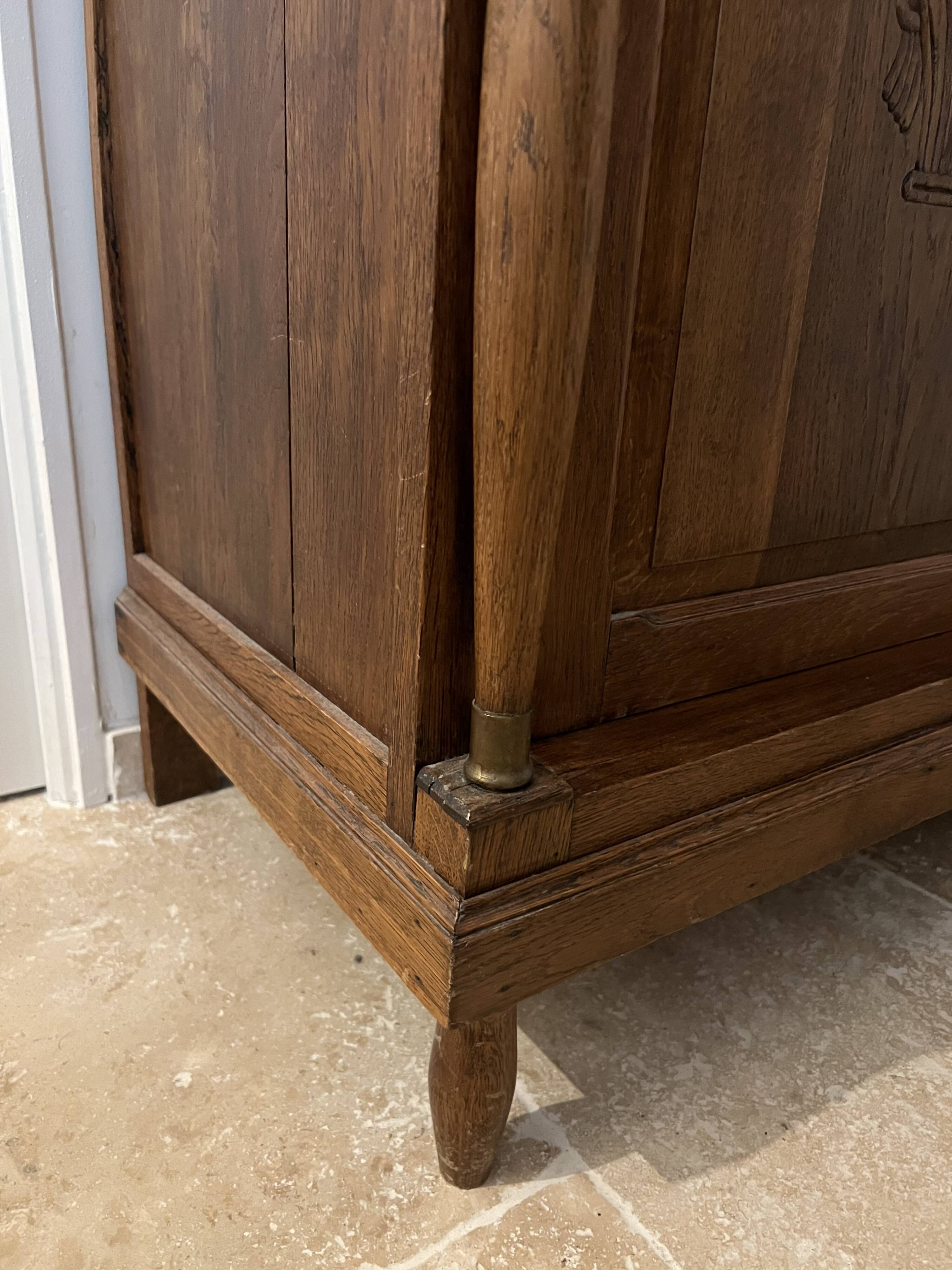 Buffet 18th century louis xiii magnificent wooden storage cabinet