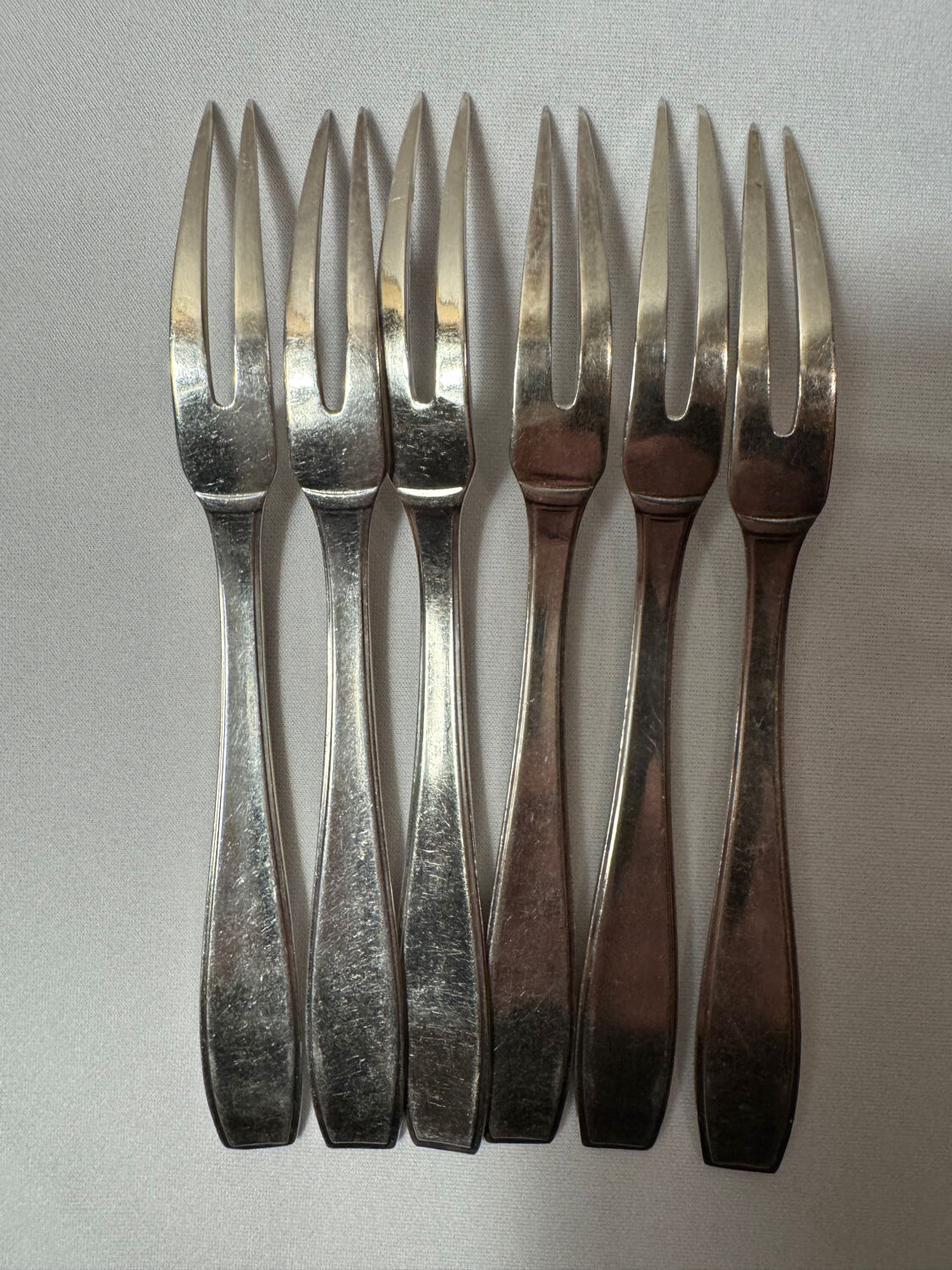 6 Cristofle snail forks