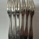 6 Cristofle snail forks