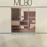 ML80 modular shelf 1970′ Michel Ducaroy and ligne roset