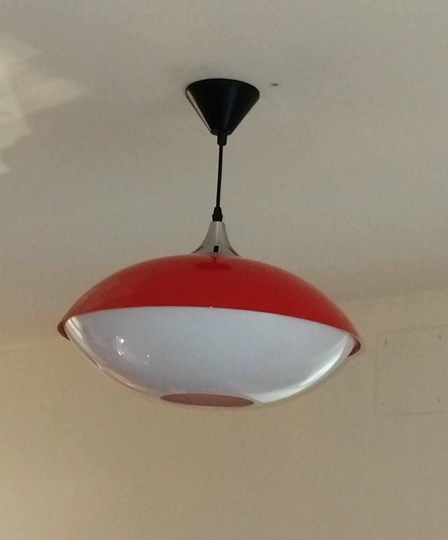 60/70 Space Age pendant light published by TEMDE LEUCHTEN in Switzerland