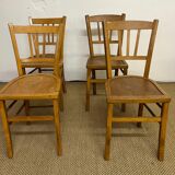 Lot 4 chairs bistro luterma