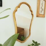 Golden baroque mirror 60s 66*44cm