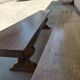 Monastery style benches in solid oak 200cm