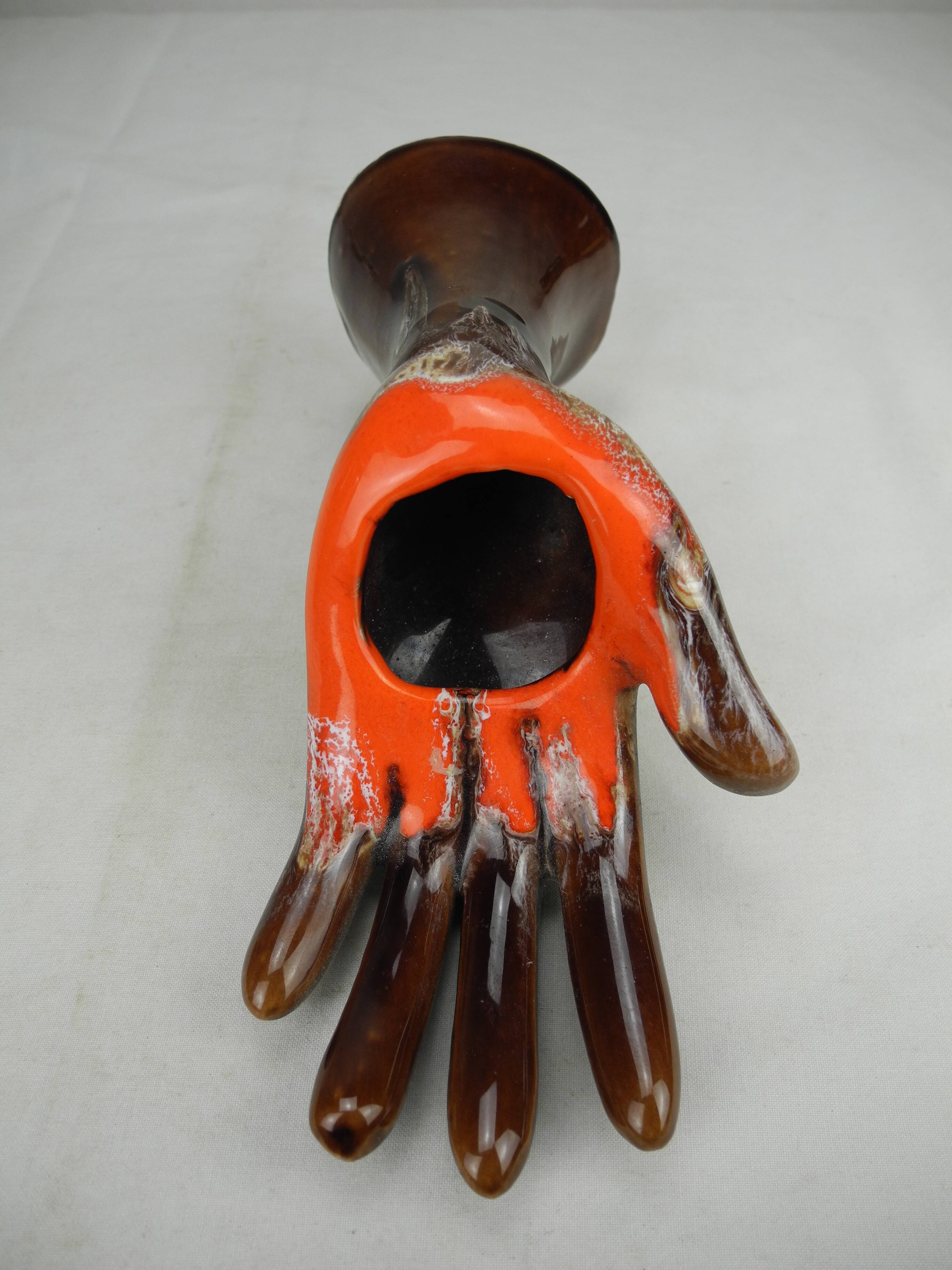 Hand ring holder soliflore decoration retro shabby vintage ring holder vase