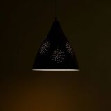 Finnish Mid Century Brass Ceiling Pendant Lamp by Lisa Johansson-Papé, 1940