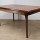 Table de repas scandinave extensible en palissandre, 1960