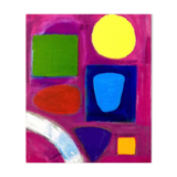 Abstract Pink Painting