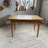 Scandinavian oak and ceramic table