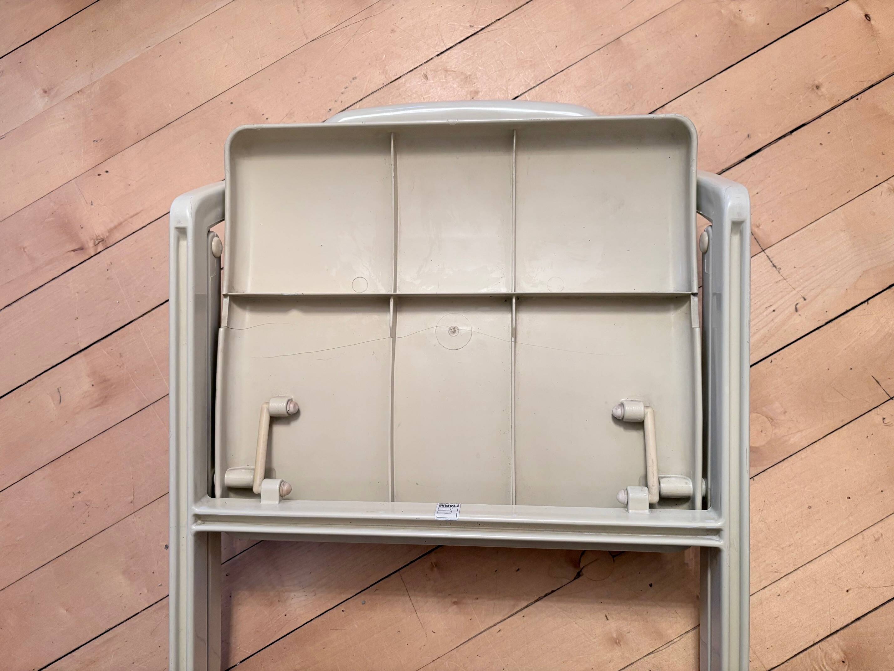 Pair of Borbona Folding Chairs by Carlo Hauner, Fiarm, Italy, 1970s