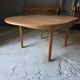 Table scandinave extensible en chêne des années 60