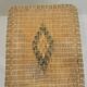 Rectangular woven wicker coffee table /Bamboo /rattan / vintage