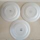 3 assiettes terre de fer Saint Amand