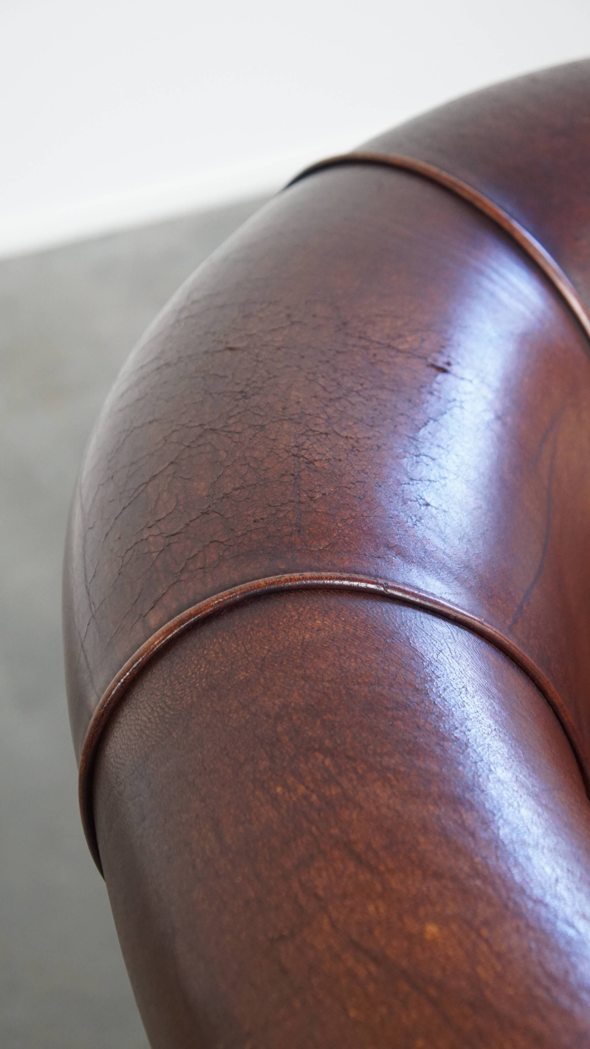 Sheepskin Leather Club Chair