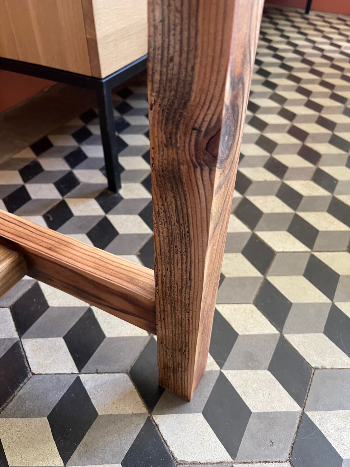 Renovated farmhouse table