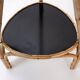 Mid-Century tripod Rattan Floor Lamp - 1960s
