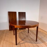 Round dining table Randers Møbelfabrik in rosewood, 1960s