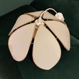 Vintage flower petal suspension