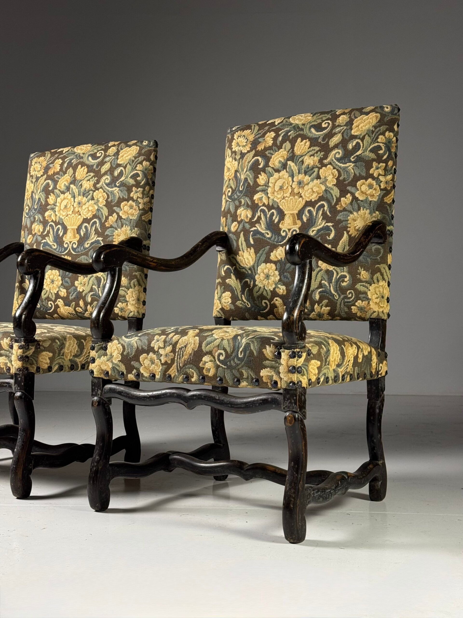 Ensemble de 2 fauteuils Os de Mouton