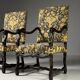 Ensemble de 2 fauteuils Os de Mouton