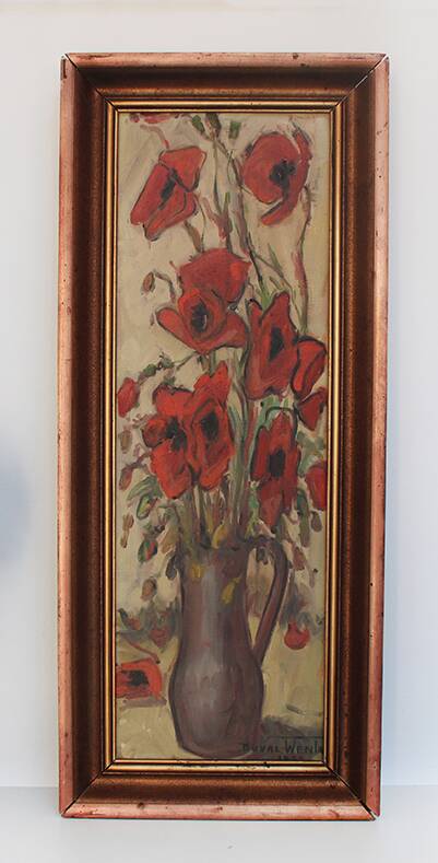 Tableau The Poppies by Simone Duval Wenta