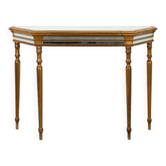 Hollywood Regency Console Table by Deknudt, Belgium 1980s