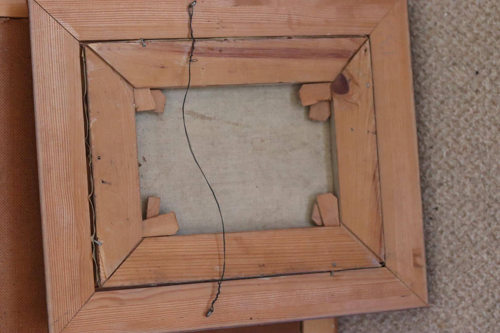 Original Oil on Canvas – “Village” (Attributed to H. Benneth) – Framed