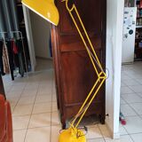 Large Yellow Metal Modular Lamp