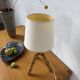1960s rattan desk or table lamp