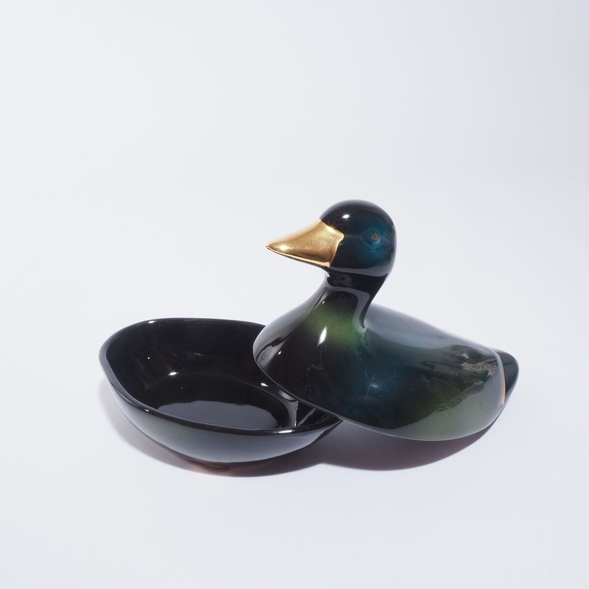 Zoomorphic terrine signed Michel Caugant 80s