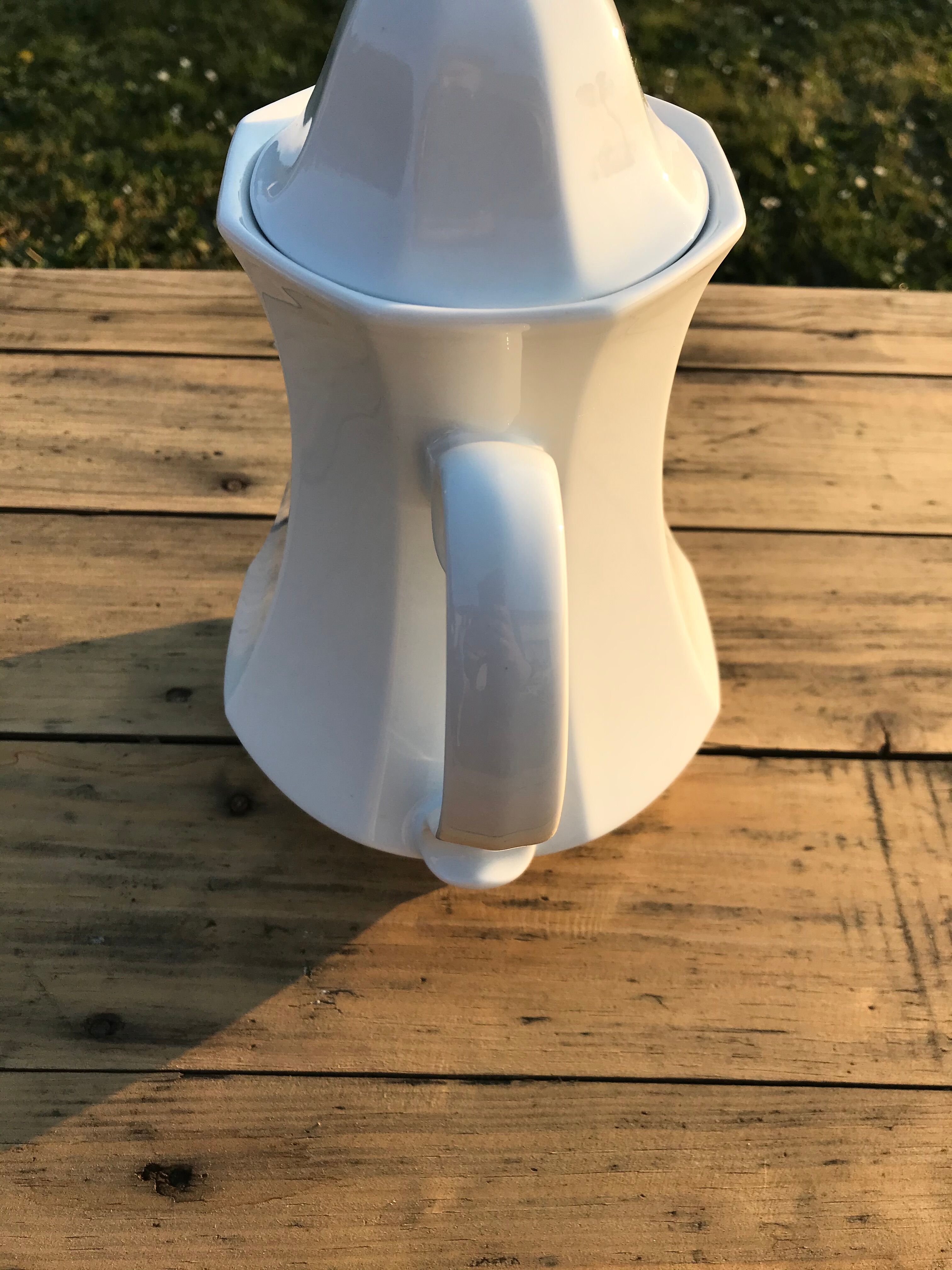 Vintage white porcelain cafeteria