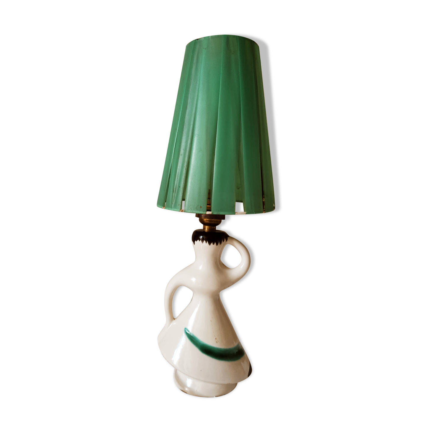 Lampe en céramique années 50
