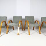 4 Steiner armchairs 1950