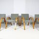 4 Steiner armchairs 1950
