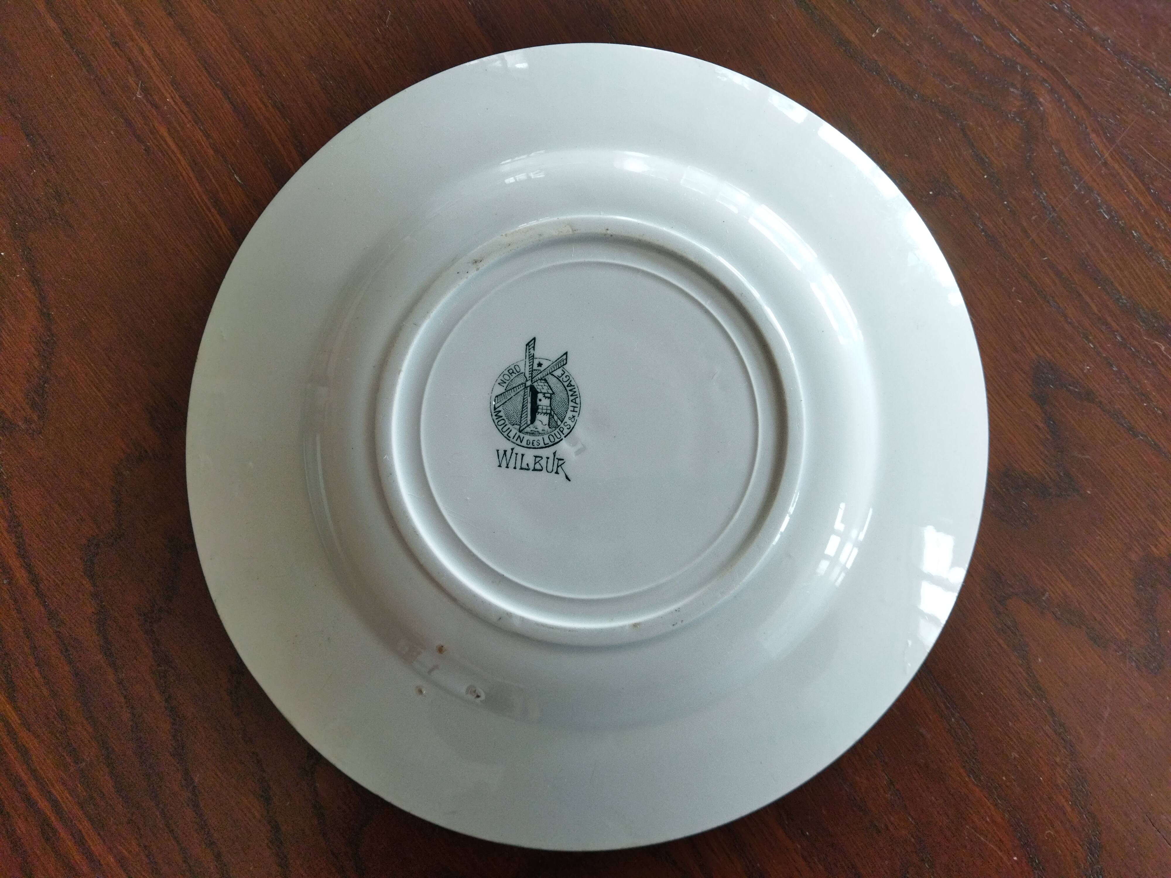 5 iron clay flat plates Moulin des Loups & Hamage “Wilbur”