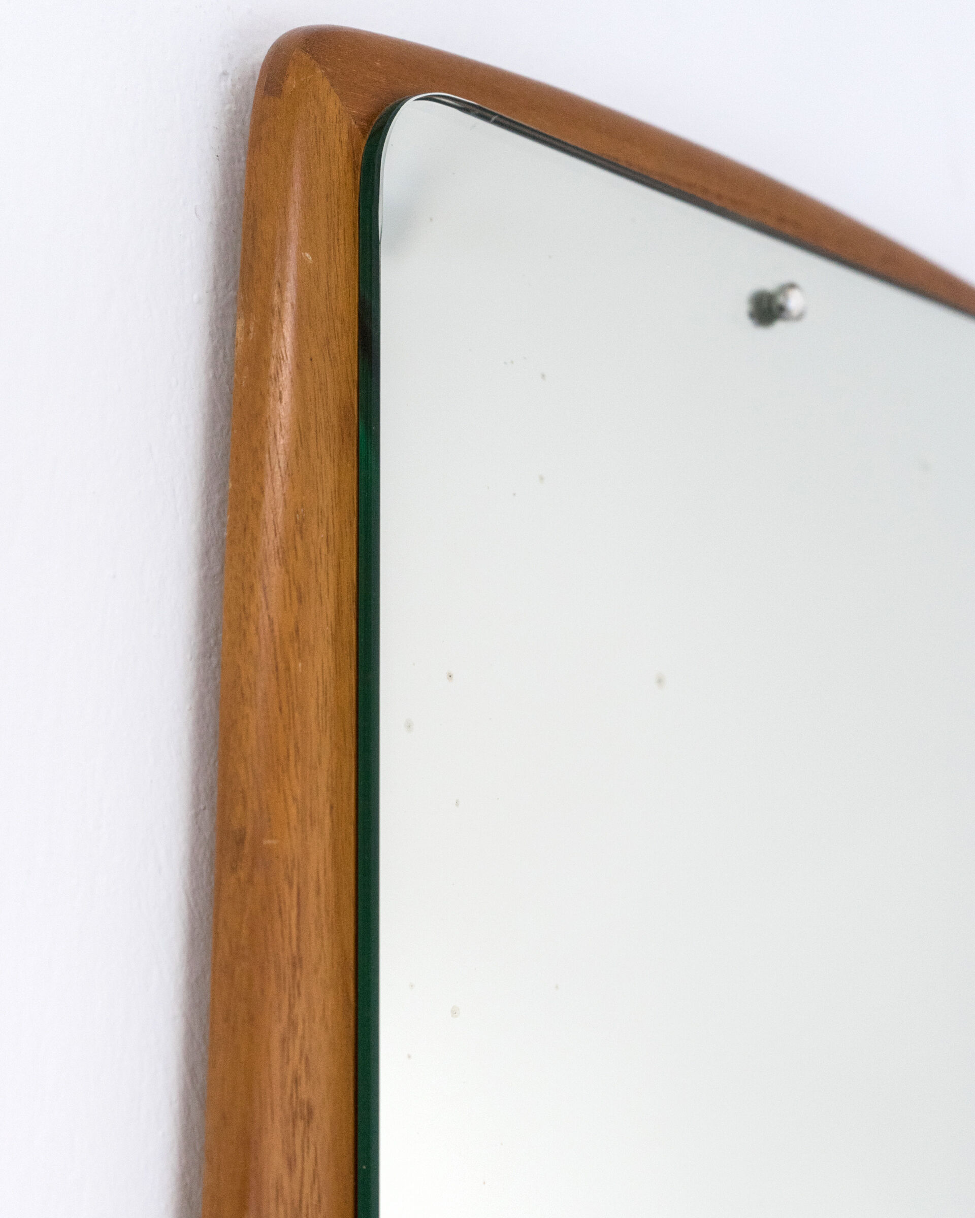 Teak mirror mid century, 1960's 34x95cm