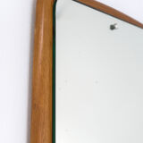 Teak mirror mid century, 1960's 34x95cm