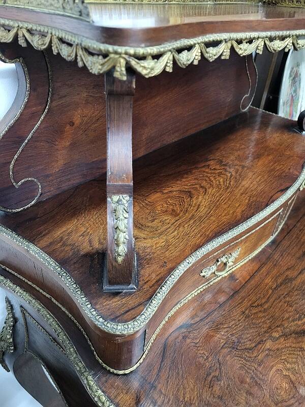 19th century rosewood stepped writing desk