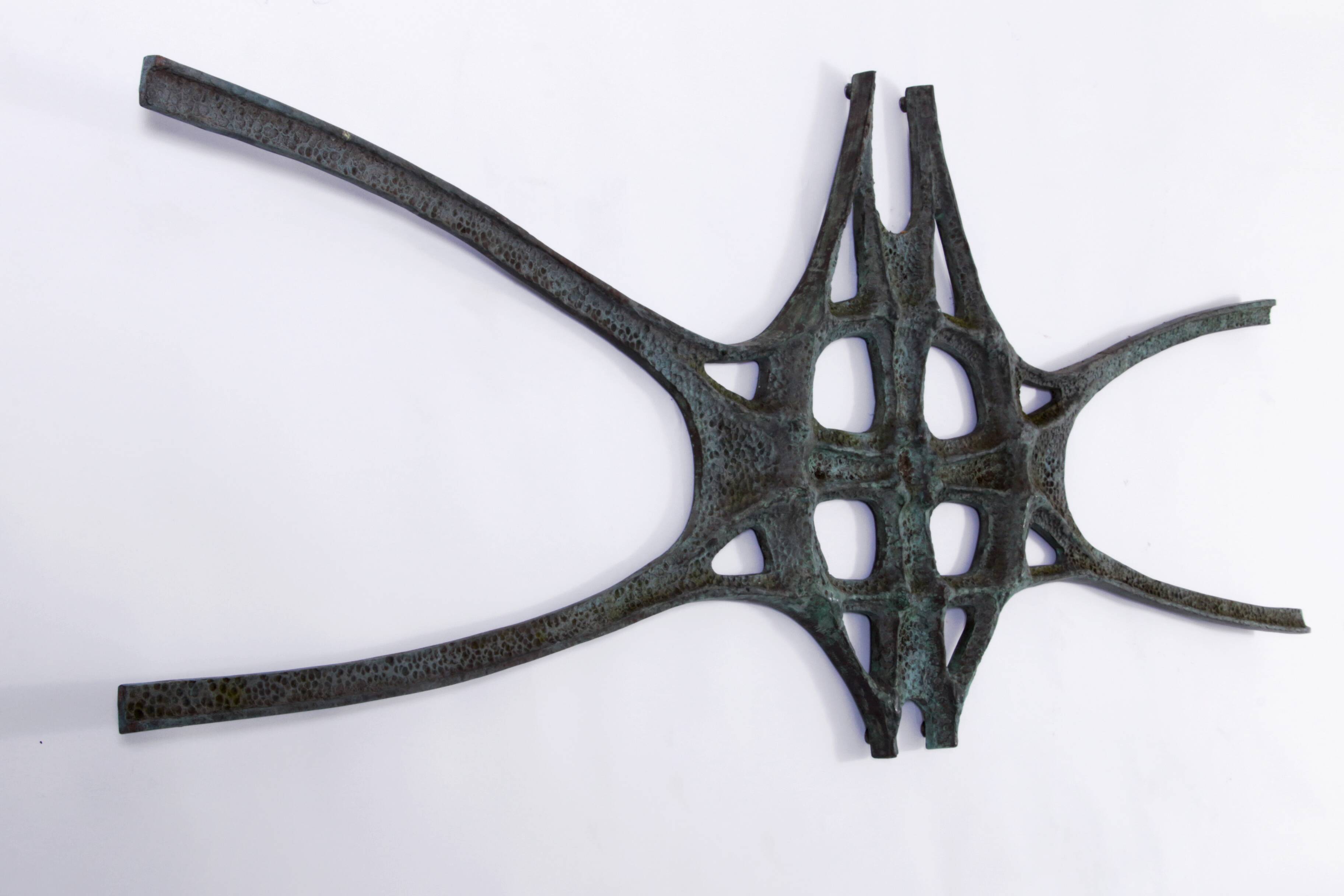 Brutalist "Timeless Elegance Bronze Wall Sculpture